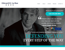 Tablet Screenshot of edwardrlarue.com